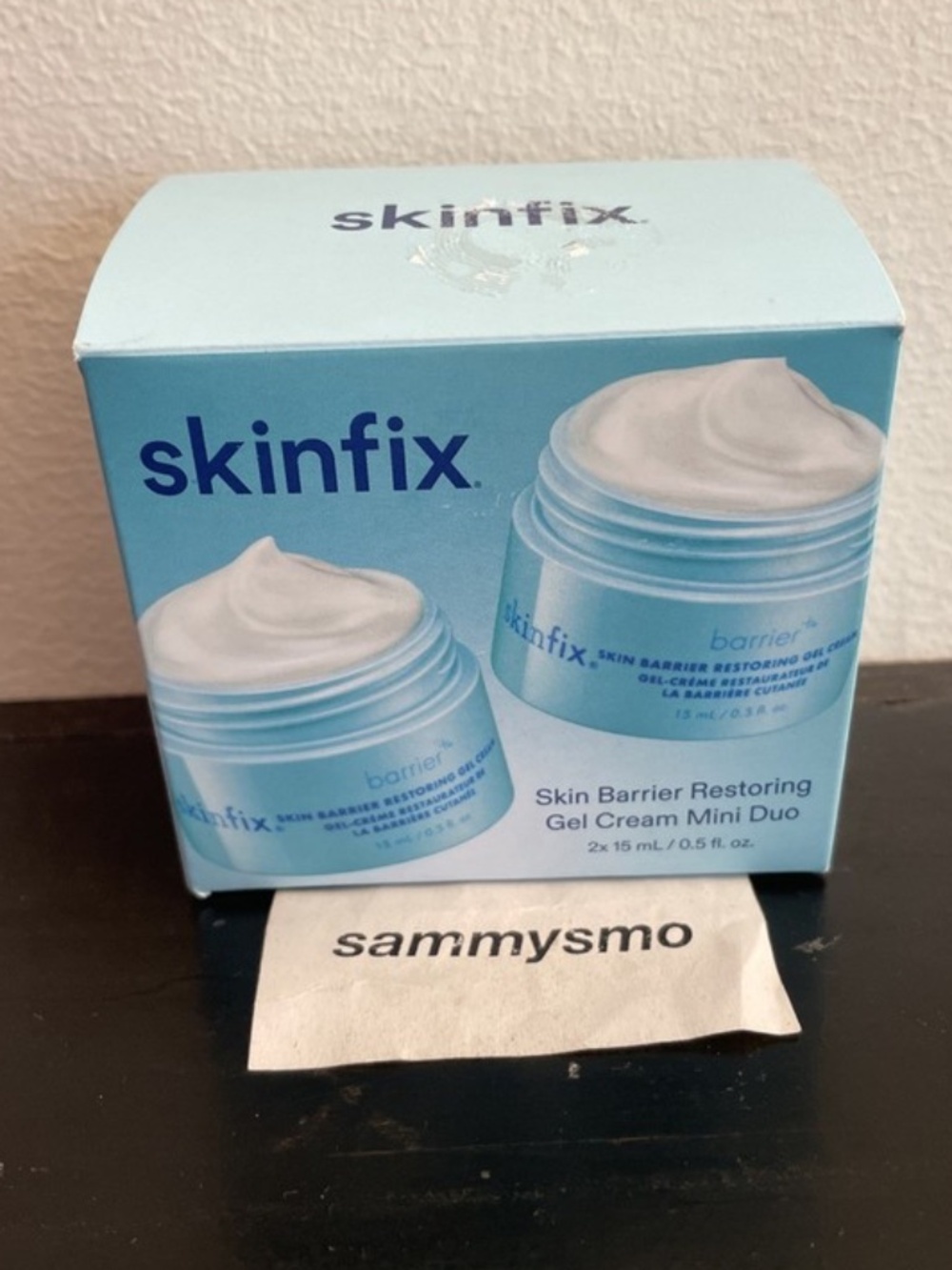 Skinfix Skin Barrier Restoring Gel Cream Mini Duo, 2 pack, 0.5 oz. each
